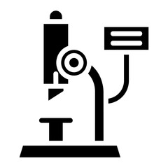 Digital Microscope icon vector image. Can be used for Science.