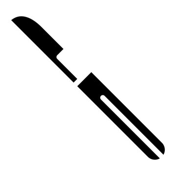 Scalpel icon vector image. Can be used for Science.