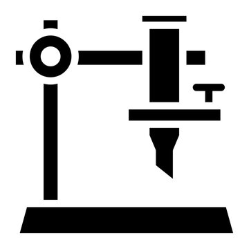 Burette icon vector image. Can be used for Science.