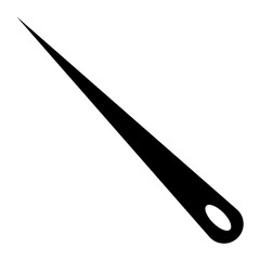 Needle icon vector image. Can be used for Science.