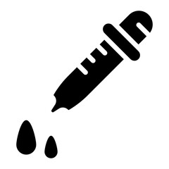 Pipette icon vector image. Can be used for Science.