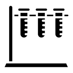 Test Tube Rack icon vector image. Can be used for Science.