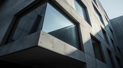 Fototapeta premium AI generated illustration of an exterior of a modern building