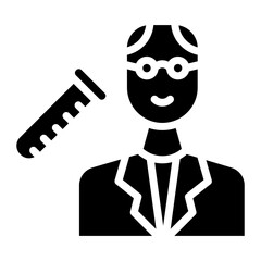 Scientist icon vector image. Can be used for Science.