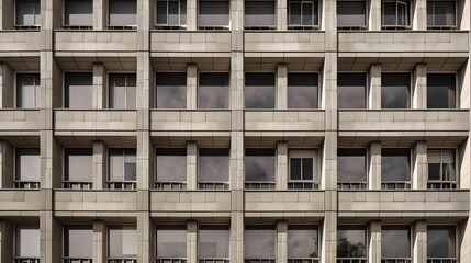 Fototapeta premium AI generated illustration of an exterior of a modern building