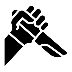 Killing icon vector image. Can be used for Prison.