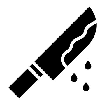 Murder icon vector image. Can be used for Prison.