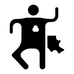 Murder Chalk icon vector image. Can be used for Prison.