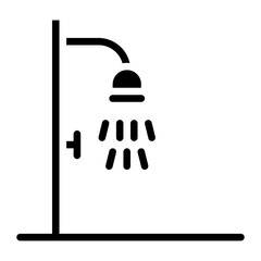 Cleaning Shower icon vector image. Can be used for Cleaning and Dusting.