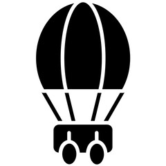Fototapeta na wymiar Balloon Ride icon vector image. Can be used for Amusement Park.