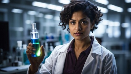 Breakthrough in Sight: Determined Scientist Analyzes Experiment