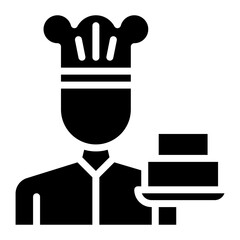Baker icon vector image. Can be used for Diversity.