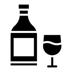 Alcohol icon vector image. Can be used for Luxury.