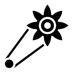 Brooch icon vector image. Can be used for Luxury.