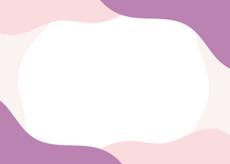 抽象フレーム　パープル