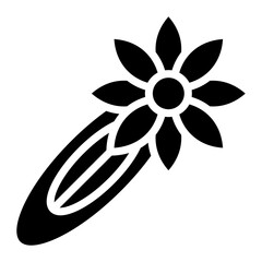 Hair Pin icon vector image. Can be used for Luxury.