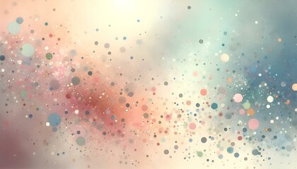 Fototapeta premium Serene Speckle Symphony - Gentle Abstract Watercolor - AI generated digital art