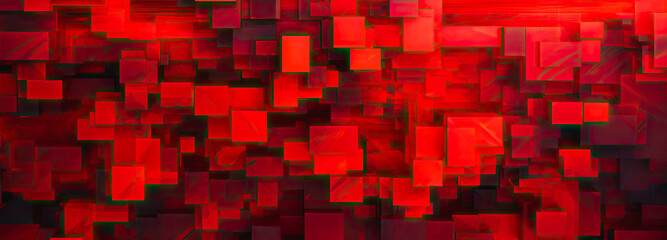 red abstract background with geometric lines
