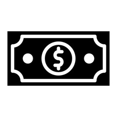 Dollar Bill icon vector image. Can be used for Trading.