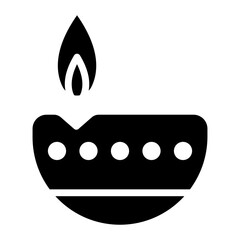 Oil Lamp icon vector image. Can be used for Retro.