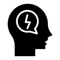 Mental Disorders icon vector image. Can be used for Psychology.