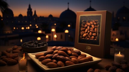 the fusion of tradition and modernity with innovative twists on classic Ramadan dates and almonds.