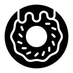 Donuts icon vector image. Can be used for Nutrition.