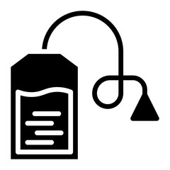Tea Bag icon vector image. Can be used for Nutrition.