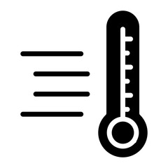 Temperature icon vector image. Can be used for Laundry.