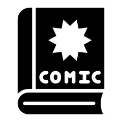 Comic Book icon vector image. Can be used for Printing.
