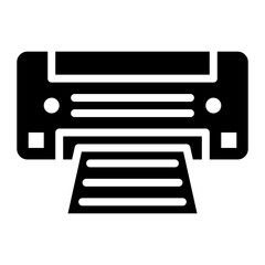 Fototapeta premium Printer Out icon vector image. Can be used for Printing.