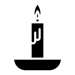 Fototapeta premium Candle icon vector image. Can be used for Carnival.