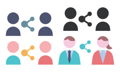 人と共有アイコン