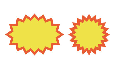 赤と黄色のフレーム