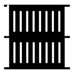 Container icon vector image. Can be used for Homeless.