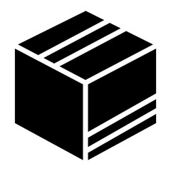 Box icon vector image. Can be used for Supply Chain.