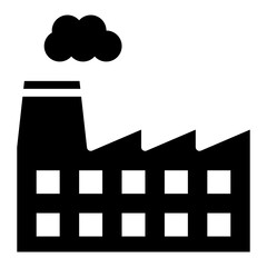 Factory icon vector image. Can be used for Supply Chain.