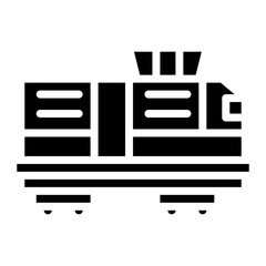 Freight Train icon vector image. Can be used for Supply Chain.