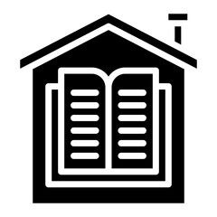 Home Schooling icon vector image. Can be used for Child Adoption.