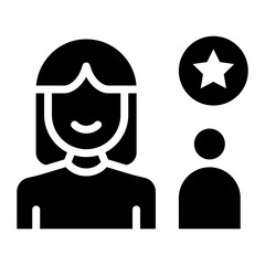 Proud Mother icon vector image. Can be used for Child Adoption.