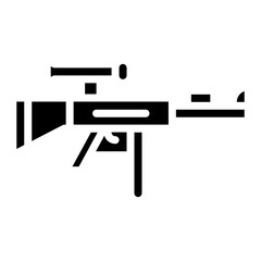 Rifle icon vector image. Can be used for Shooting.