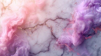 A marble slab with a subtle purple and pink colour, reminiscent of a cherry blossom. Warmth and beauty are evoked by the smooth, fluffy texture of the marble. 
