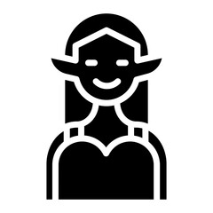 Elf icon vector image. Can be used for Fairytale.