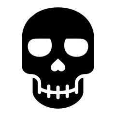 Skull icon vector image. Can be used for Fairytale.