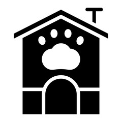 Pet Boarding icon vector image. Can be used for Veterinary.