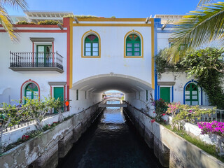 Fototapeta premium In the centre of Puerto de Mogan