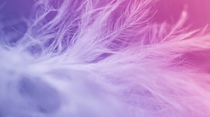Fototapeta na wymiar AI generated illustration of a close-up of a soft, fluffy feather with vibrant blue and pink hues