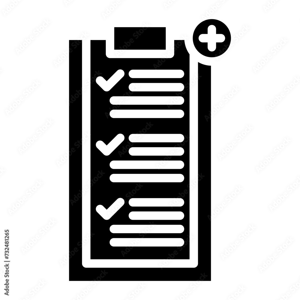 Poster add rule icon vector image. can be used for documents and files.