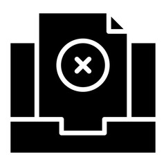Fototapeta premium Delete Archive icon vector image. Can be used for Documents And Files.