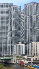 Architecture of the city of Miami, in the south of the United States